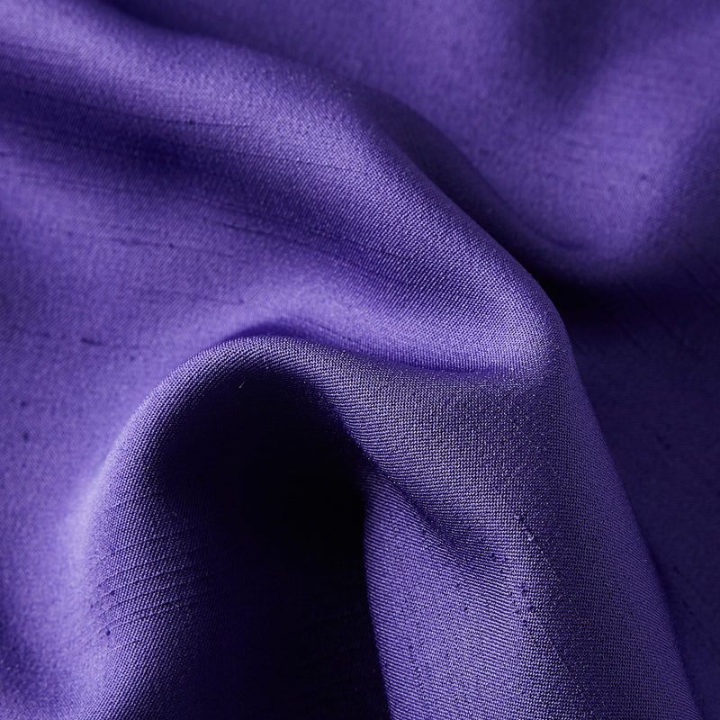 Folkespeare Purple Slub Pocket Square Fabric
