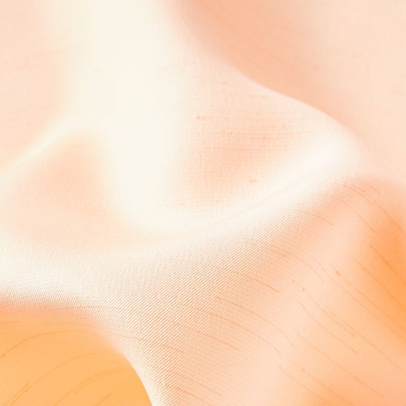 Folkespeare Peach Slub Pocket Square Fabric