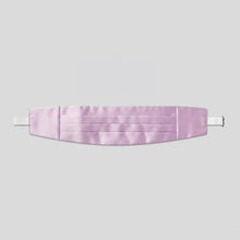 Load image into Gallery viewer, Lavender Satin Cummerbund
