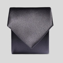 Load image into Gallery viewer, Folkespeare Boys Dark Grey Satin Tie

