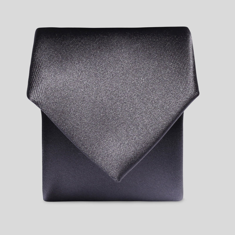 Folkespeare Boys Dark Grey Satin Tie