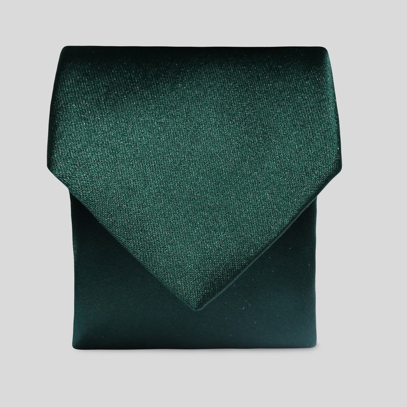 Folkespeare Boys Bottle Green Satin Tie