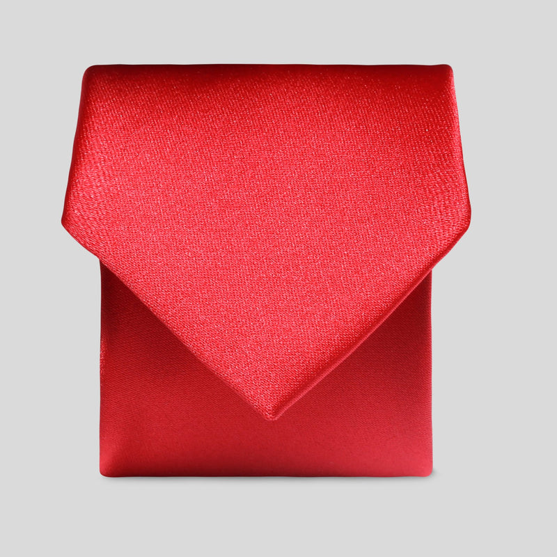 Folkespeare Boys Scarlet Red Satin Tie