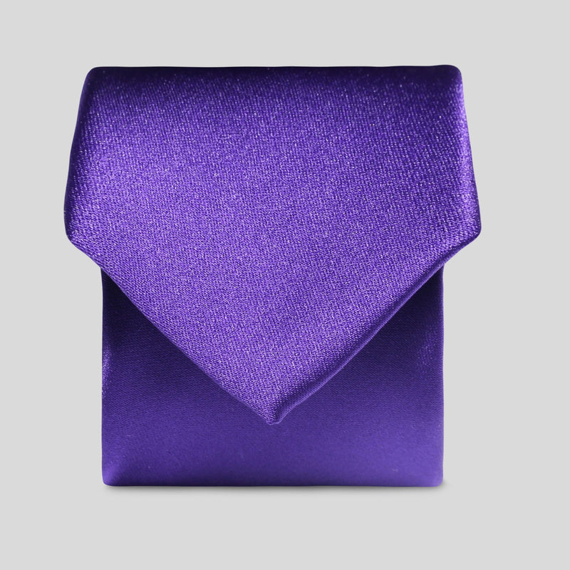 Folkespeare Boys Purple Satin Tie