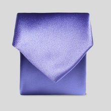 Load image into Gallery viewer, Folkespeare Boys Violet Satin Tie
