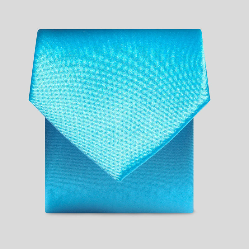 Folkespeare Boys Turquoise Satin Tie