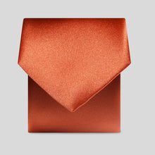 Load image into Gallery viewer, Folkespeare Boys Rust Satin Tie
