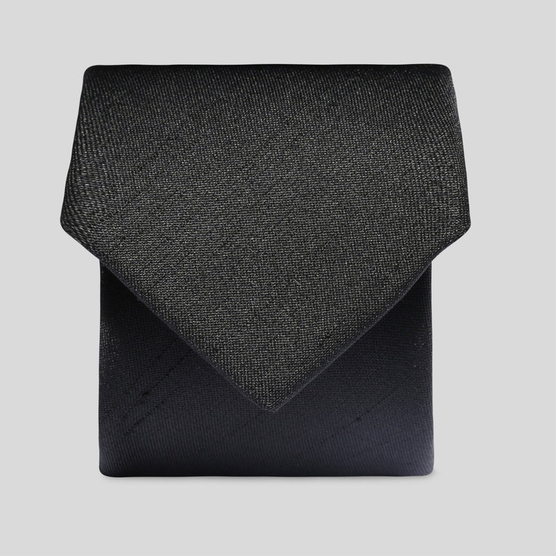 Folkespeare Boys Black Slub Tie