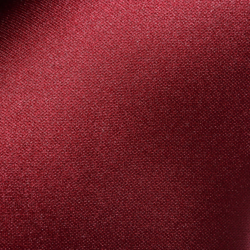 Folkespeare Burgundy Satin Clip On Tie Fabric