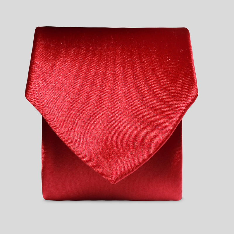 Folkespeare Wine Satin Clip On Tie