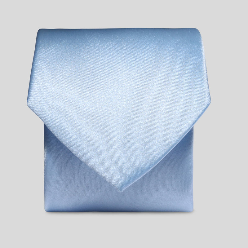 Folkespeare Light Blue Satin Clip On Tie