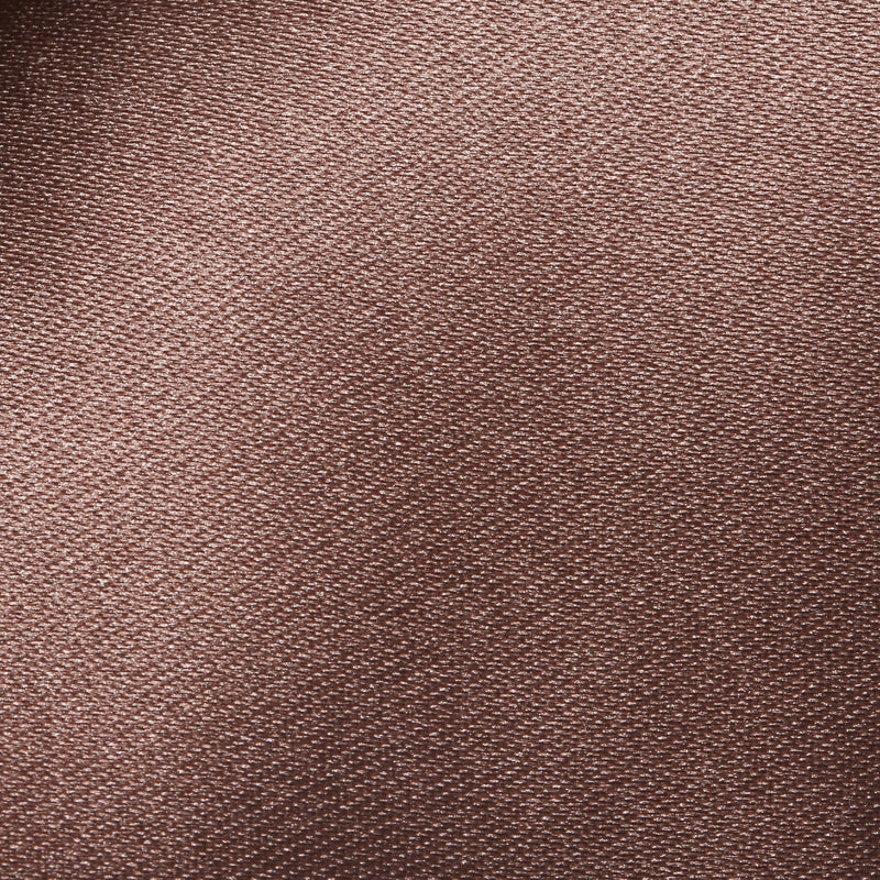 Folkespeare Mid Brown Satin Clip On Tie Fabric