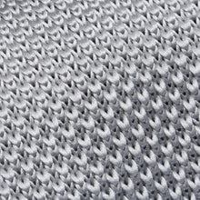 Load image into Gallery viewer, Folkespeare Grey Knitted Slim Tie

