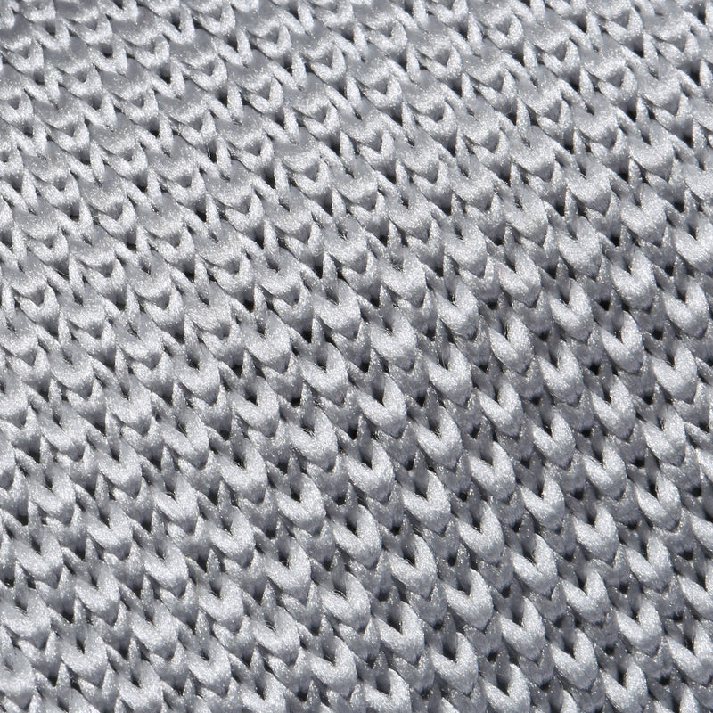 Folkespeare Grey Knitted Slim Tie