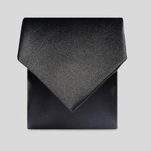 Load image into Gallery viewer, Folkespeare Black Satin Tie
