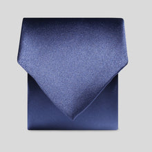 Load image into Gallery viewer, FBA French Navy Satin Tie
