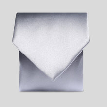 Load image into Gallery viewer, FBA Silver Grey Satin Tie
