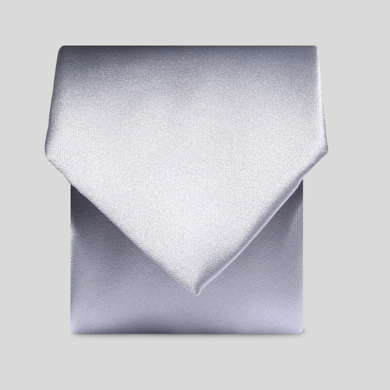 FBA Silver Grey Satin Tie