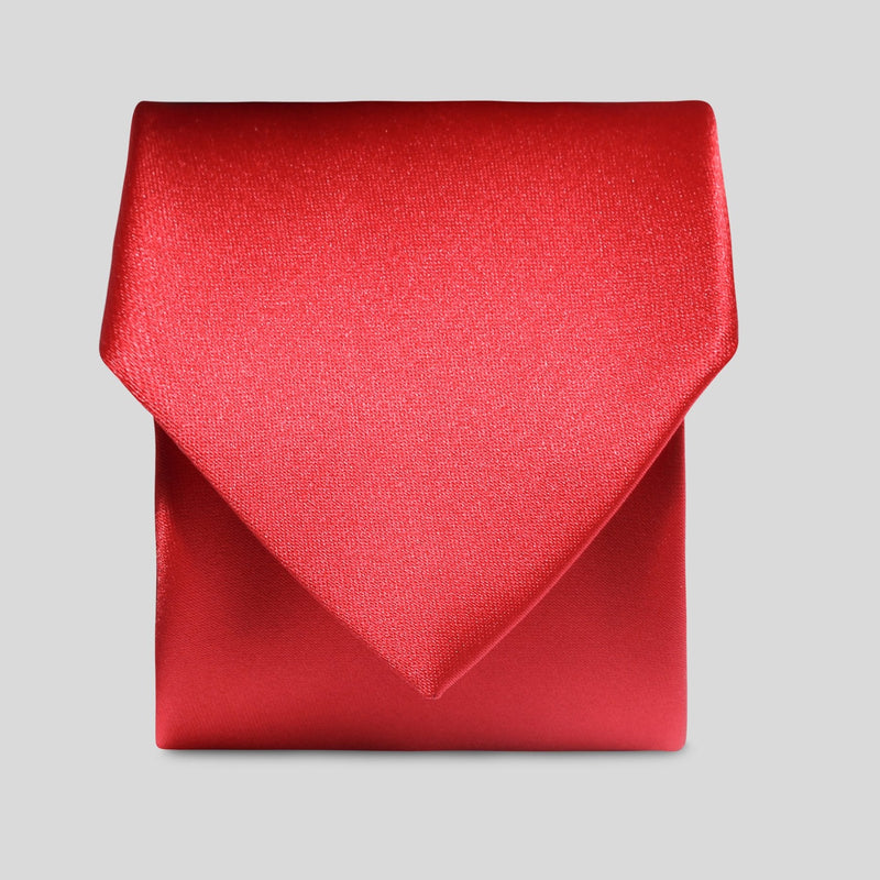 FBA Scarlet Red Satin Tie