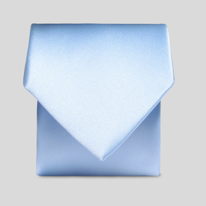Folkespeare Light Blue Satin Classic Tie
