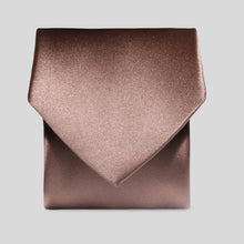 Load image into Gallery viewer, Folkespeare Mid Brown Satin Tie
