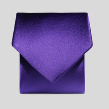Load image into Gallery viewer, Folkespeare Purple Satin Tie
