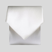 Load image into Gallery viewer, Folkespeare Ivory Satin Tie
