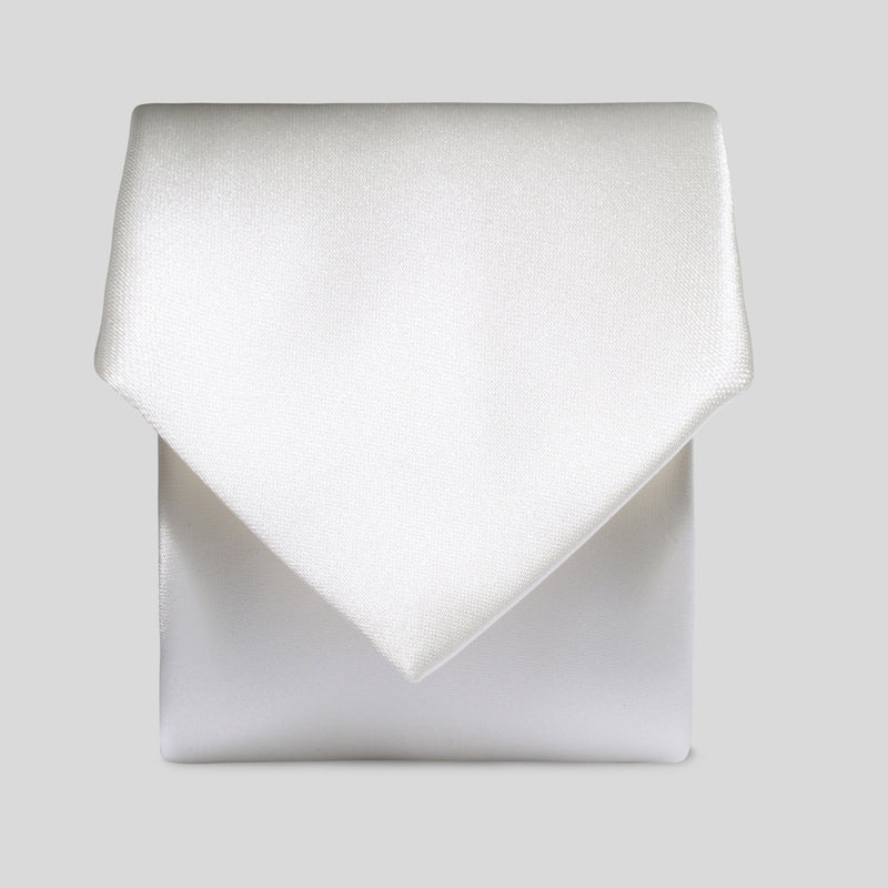 Folkespeare Ivory Satin Tie