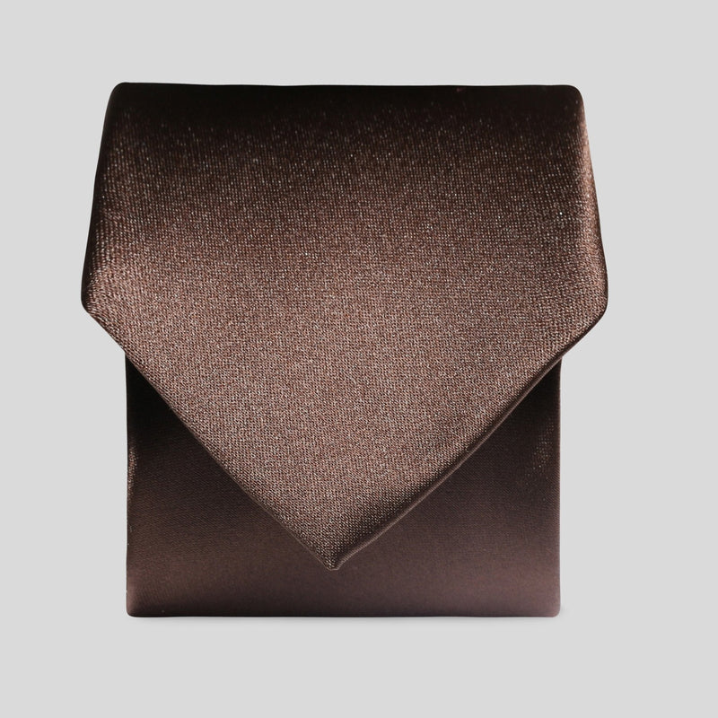 FBA Chocolate Satin Tie
