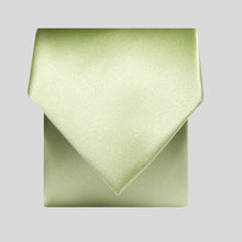 Load image into Gallery viewer, Folkespeare Avocado Satin Tie
