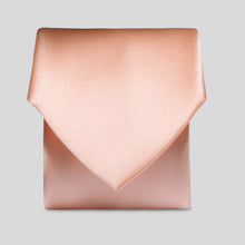 Load image into Gallery viewer, Folkespeare Peach Satin Tie
