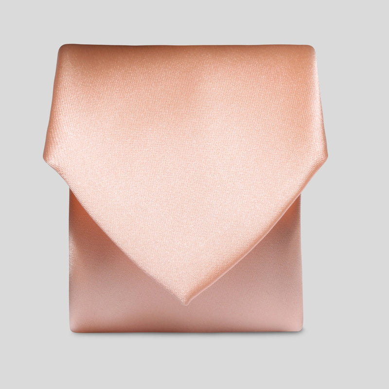 FBA Peach Satin Tie