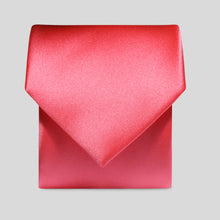 Load image into Gallery viewer, Folkespeare Coral Satin Classic Tie
