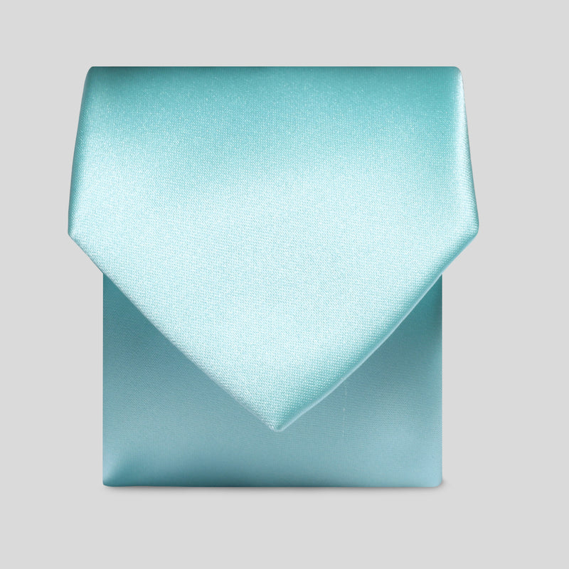 Folkespeare Aqua Satin Classic Tie
