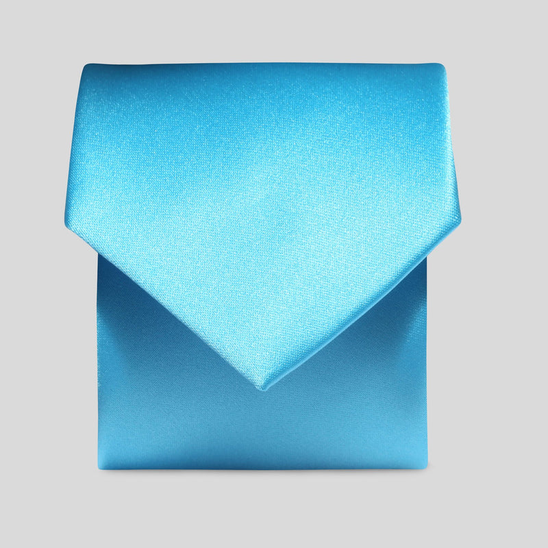 Folkespeare Turquoise Satin Tie
