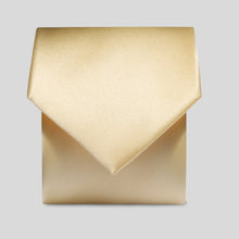 Load image into Gallery viewer, Folkespeare Lemon Satin Tie

