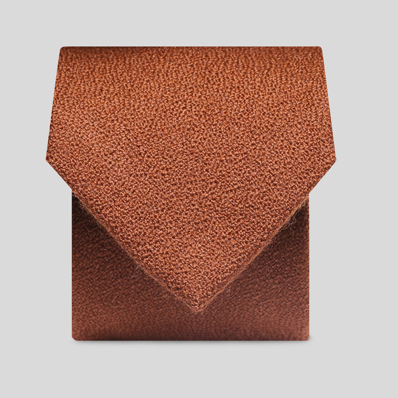 Folkespeare Brown Wool Classic Tie