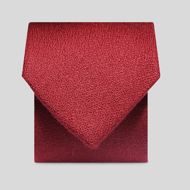 Folkespeare Maroon Wool Classic Tie