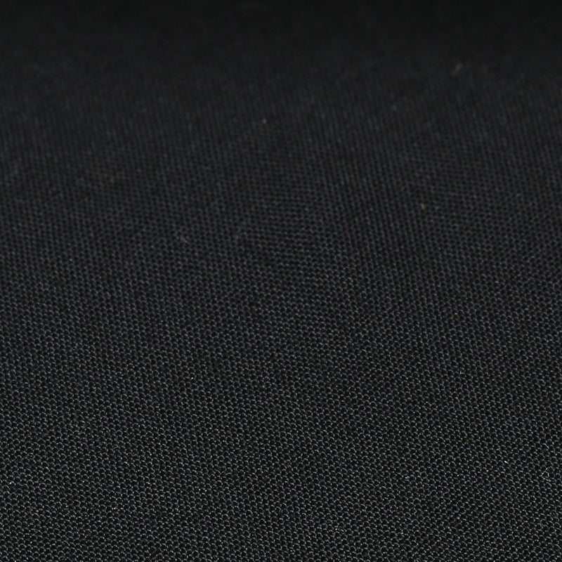 Folkespeare Black Polyester Cotton Tie Fabric