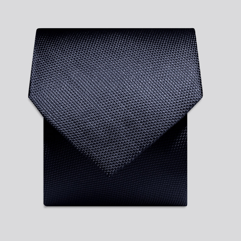 Folkespeare Navy Textured Classic Tie