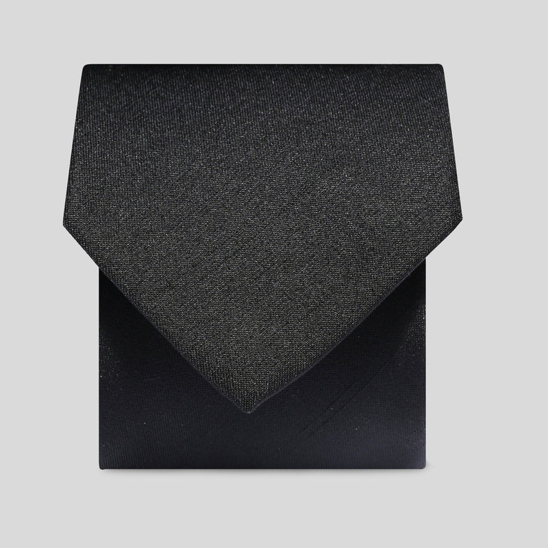 Folkespeare Black Slub Tie