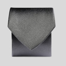 Load image into Gallery viewer, Folkespeare Charcoal Silk Classic Tie
