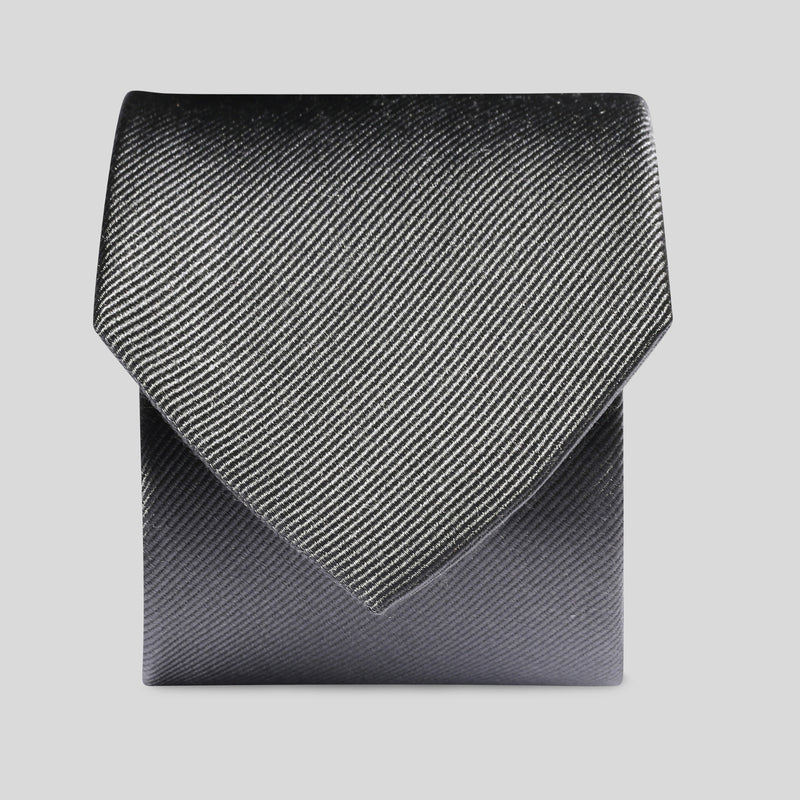 Folkespeare Charcoal Silk Classic Tie