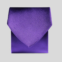 Load image into Gallery viewer, Folkespeare Purple Silk Tie
