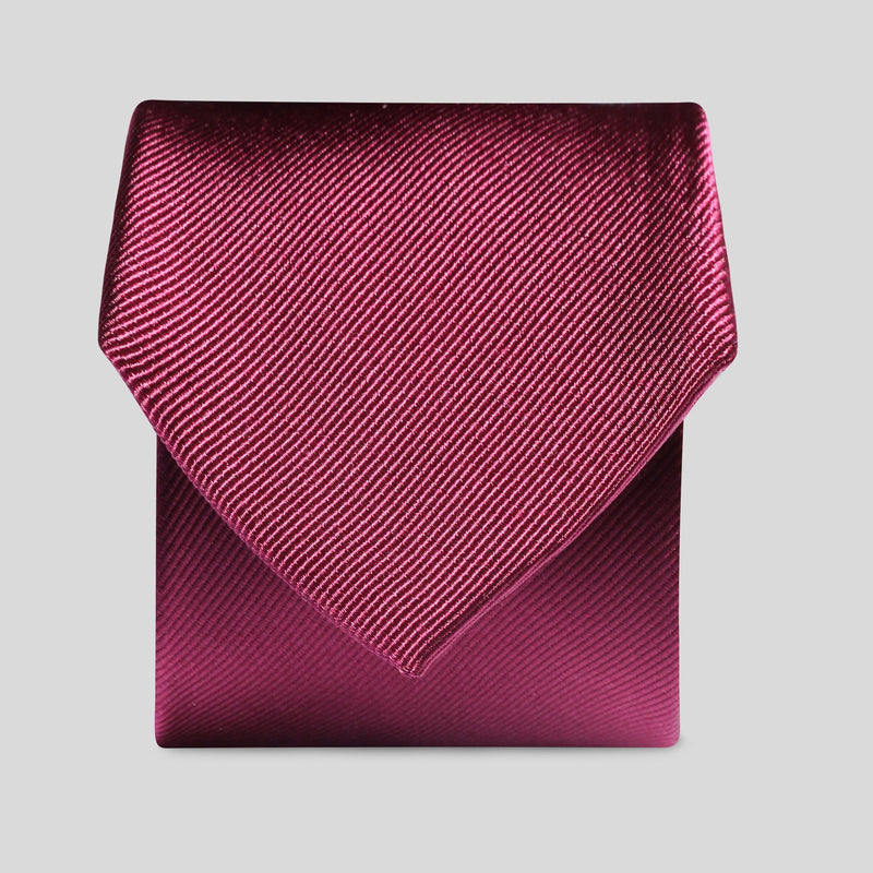 Folkespeare Burgundy Silk Tie