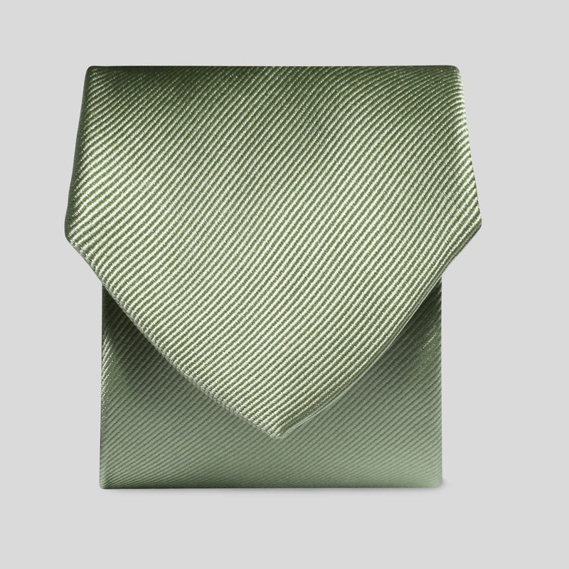 Folkespeare Lime Green Silk Classic Tie