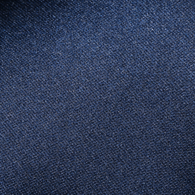 Navy Satin Tie and Pocket Square Set Swatch