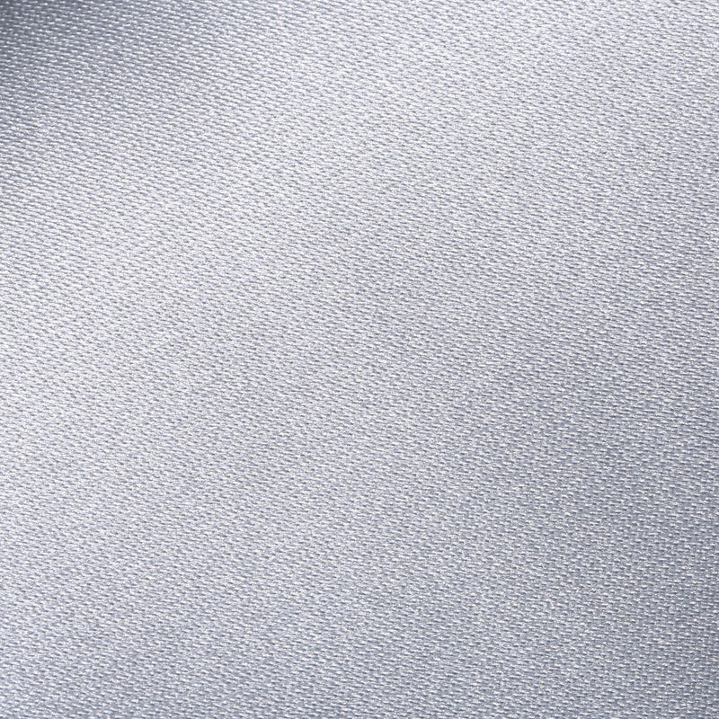 Silver Grey Satin Tie and Pocket Square Set