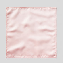 Load image into Gallery viewer, Pink Satin Tie and Pocket Square Set Pocket Square

