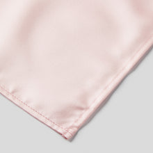 Load image into Gallery viewer, Pink Satin Tie and Pocket Square Set Fabric
